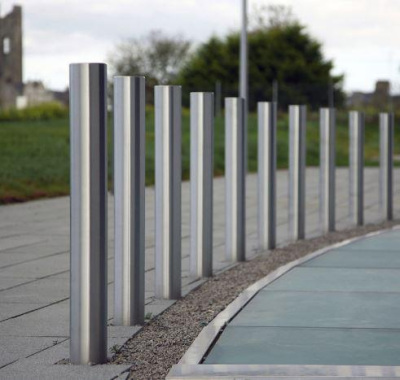 Flat Top Stainless Steel Bollard