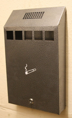 Wall Mounted Cigarette Bin