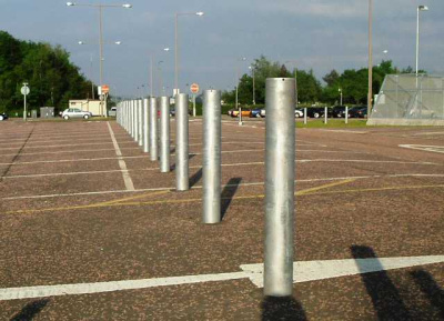 Flat Top Steel Bollard