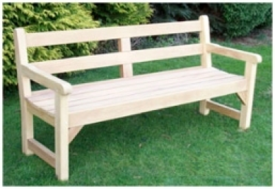 Greenwich Bench (Iroko Timber)