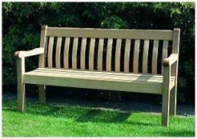 Tudor Bench (Iroko Timber)