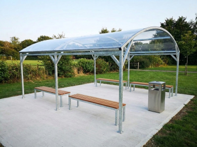 Large Capacity Smoking Shelter