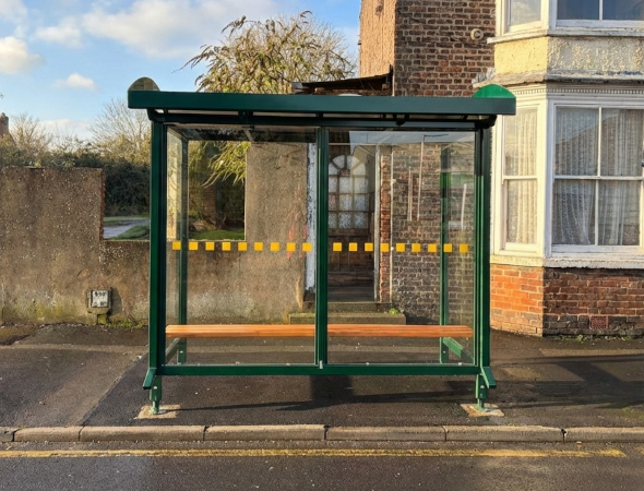 Image of a Shelter Store Bus Stop